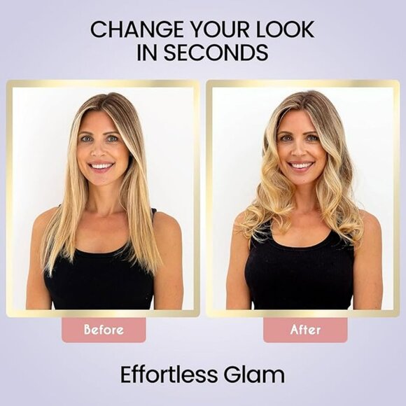 KAV Daphne Plum Auto Hair Curler, Automatic Long Barrel Rotating Curling Iron - Picture 5 of 8